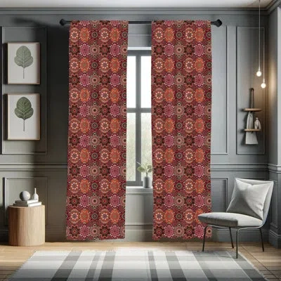 Ambesonne Semi-sheer Rod Pocket Sliding Panel