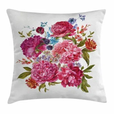 Ambesonne Shabby Elegance Decor Gentle Summer Square Pillow Cover
