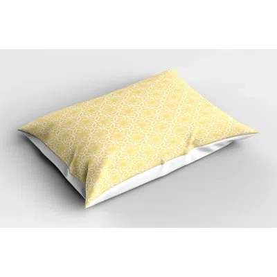 Ambesonne Sham In White;yellow