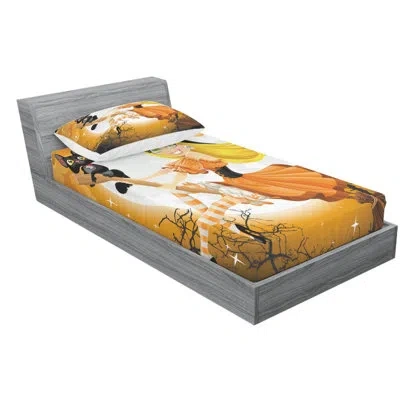 Ambesonne Sheet Set In Orange