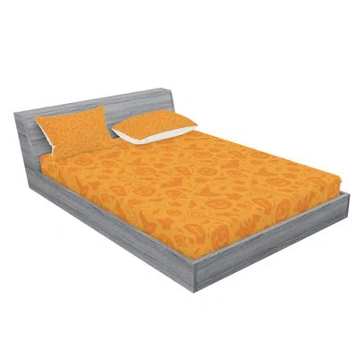 Ambesonne Sheet Set In Orange