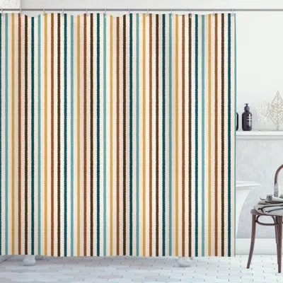 Ambesonne Shower Curtain Set + Hooks In Multicolor
