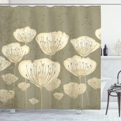 Ambesonne Shower Curtain With Hooks Included