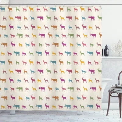 Ambesonne Shower Curtain With Hooks Included