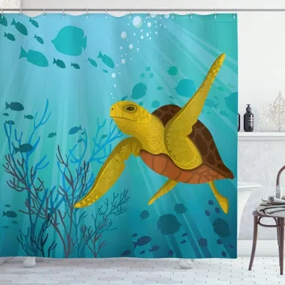 Ambesonne Shower Curtain With Hooks Included