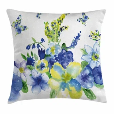 Ambesonne Spring Blooms Square Pillow Cover