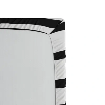 Ambesonne Striped Fitted Sheet In White Striped