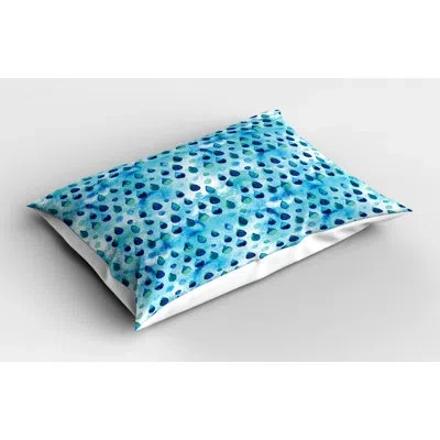 Ambesonne Tea Sham In Blue;black