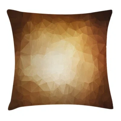 Ambesonne Triangles Mosaic Square Pillow Cover