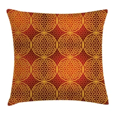 Ambesonne Victorian Flower Medieval Tones Pillow Cover