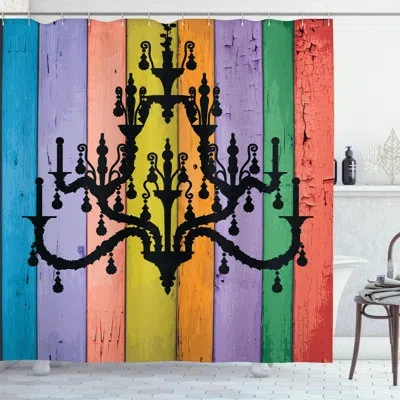 Ambesonne Vintage Shower Curtain Set + Hooks