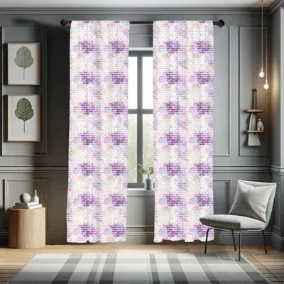 Ambesonne Wall Semi-sheer Rod Pocket Curtain Panels