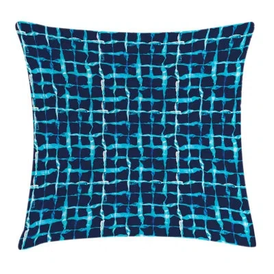 Ambesonne Watercolor Pool Inspired Design Square Pillow Cover
