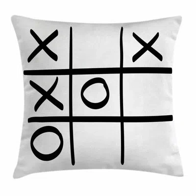 Ambesonne Xo Decor Game Hobby Pattern Square Pillow Cover