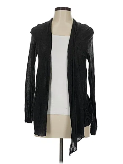 Pre-owned Ambiance Apparel Cardigan Sweater In Black