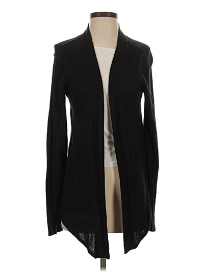 Pre-owned Ambiance Apparel Cardigan Sweater In Black