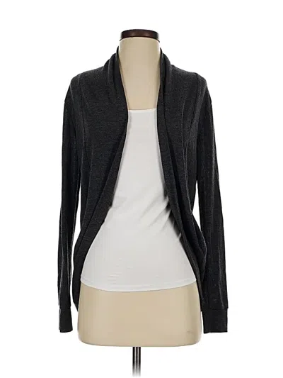 Pre-owned Ambiance Apparel Cardigan Sweater In Gray