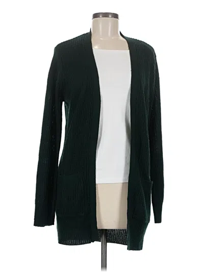Pre-owned Ambiance Apparel Cardigan Sweater In Green