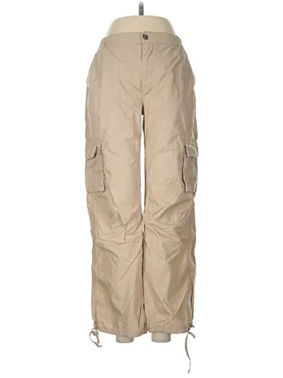 Pre-owned Ambiance Apparel Cargo Pants In Tan