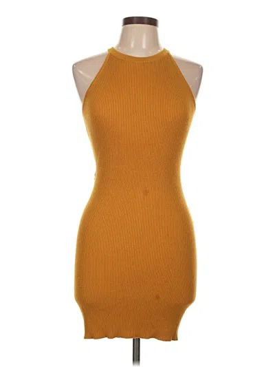 Pre-owned Ambiance Apparel Casual Dress In Orange