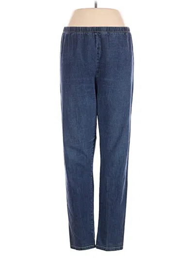 Pre-owned Ambiance Apparel Casual Pants In Blue