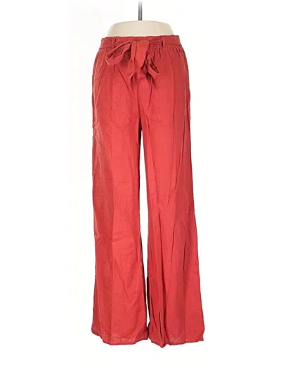 Pre-owned Ambiance Apparel Casual Pants In Red