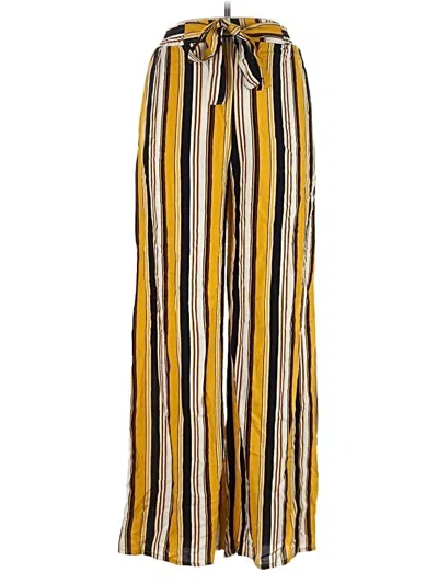 Pre-owned Ambiance Apparel Casual Pants In Yellow