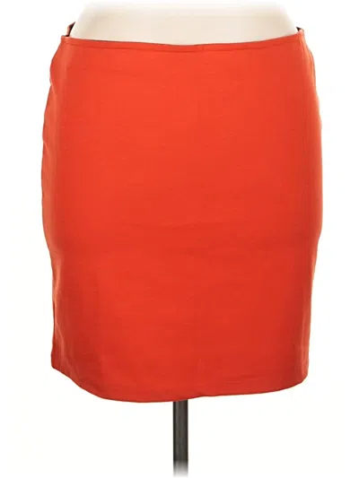 Pre-owned Ambiance Apparel Casual Skirt In Orange