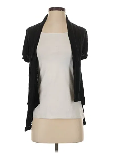 Pre-owned Ambiance Apparel Kimono In Black