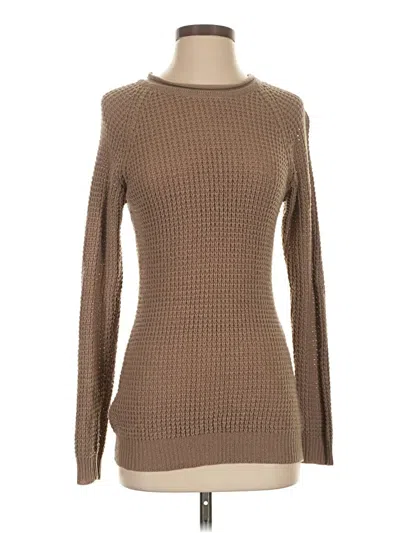 Pre-owned Ambiance Apparel Pullover Sweater In Brown