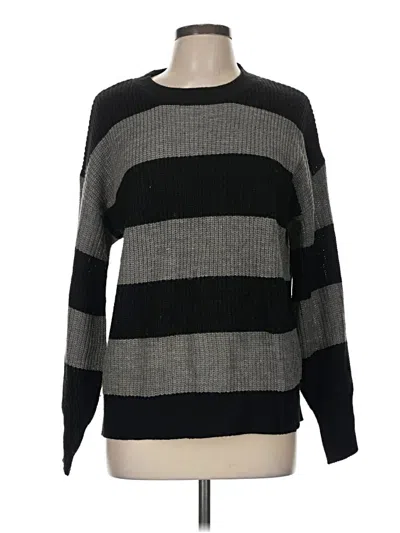 Pre-owned Ambiance Apparel Pullover Sweater In Gray