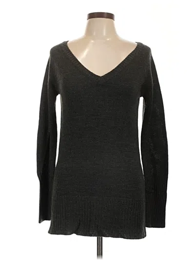 Pre-owned Ambiance Apparel Pullover Sweater In Gray