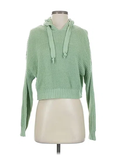 Pre-owned Ambiance Apparel Pullover Sweater In Green