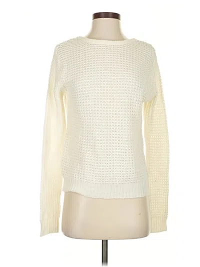 Pre-owned Ambiance Apparel Pullover Sweater In Ivory