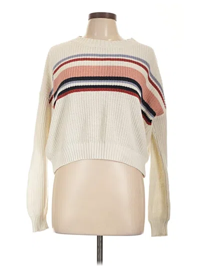 Pre-owned Ambiance Apparel Pullover Sweater In Ivory