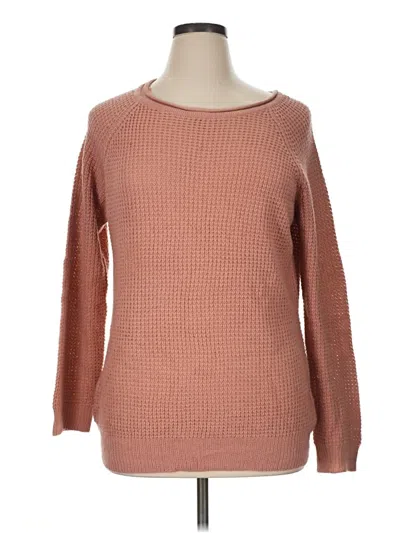 Pre-owned Ambiance Apparel Pullover Sweater In Pink