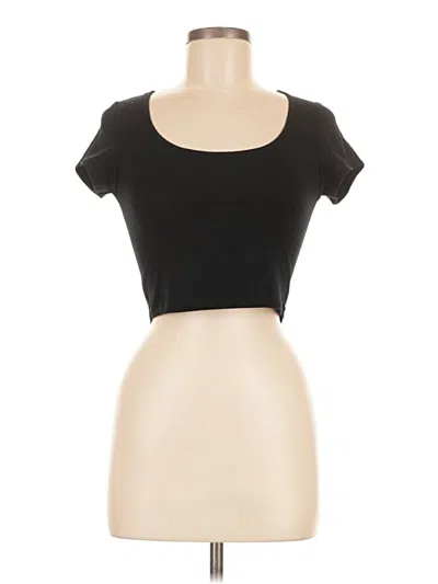 Pre-owned Ambiance Apparel Short Sleeve T-shirt In Black