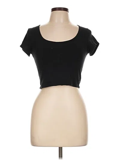 Pre-owned Ambiance Apparel Short Sleeve T-shirt In Black