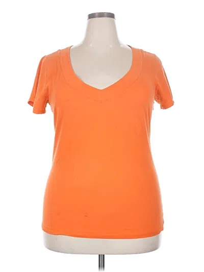 Pre-owned Ambiance Apparel Short Sleeve T-shirt In Orange
