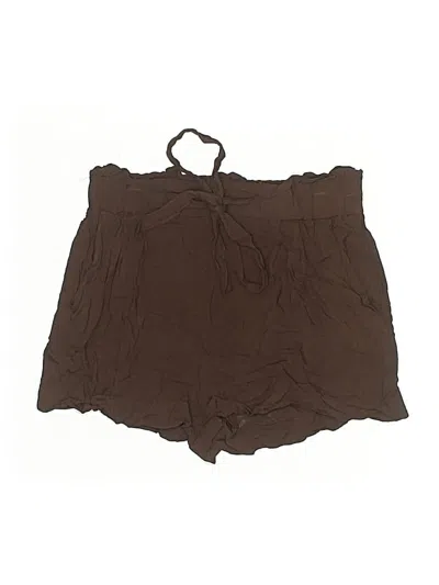 Pre-owned Ambiance Apparel Shorts In Brown
