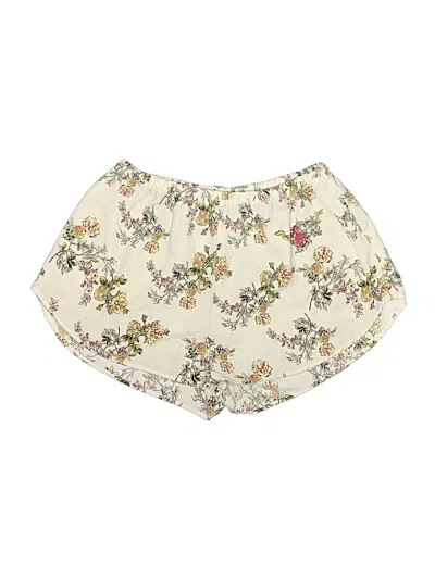 Pre-owned Ambiance Apparel Shorts In Ivory