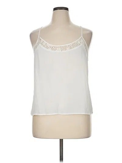 Pre-owned Ambiance Apparel Sleeveless Blouse In Ivory