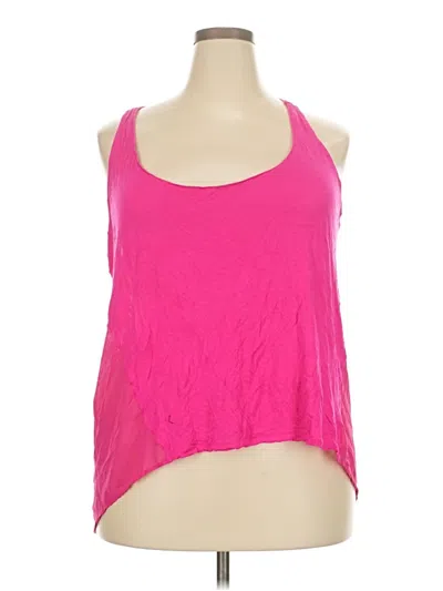 Pre-owned Ambiance Apparel Tank Top Pink Halter Neckline Tops