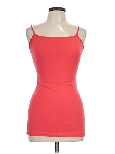 Pre-owned Ambiance Apparel Tank Top Red Strapless Neckline Tops