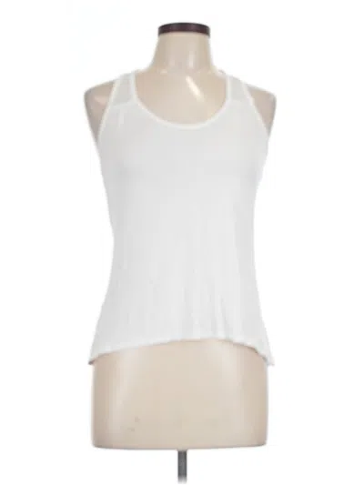 Pre-owned Ambiance Apparel Tank Top White Halter Neckline Tops