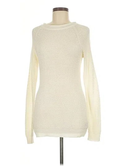 Pre-owned Ambiance Apparel Turtleneck Sweater In Ivory