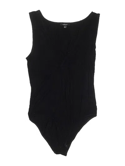 Pre-owned Ambiance Bodysuit In Black