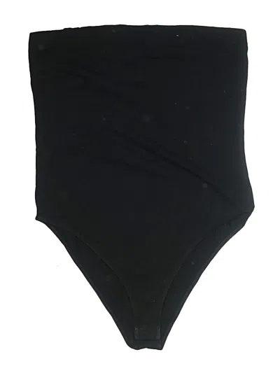 Pre-owned Ambiance Bodysuit In Black
