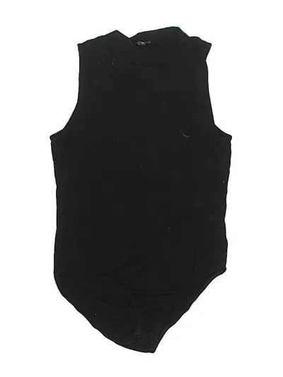 Pre-owned Ambiance Bodysuit In Black