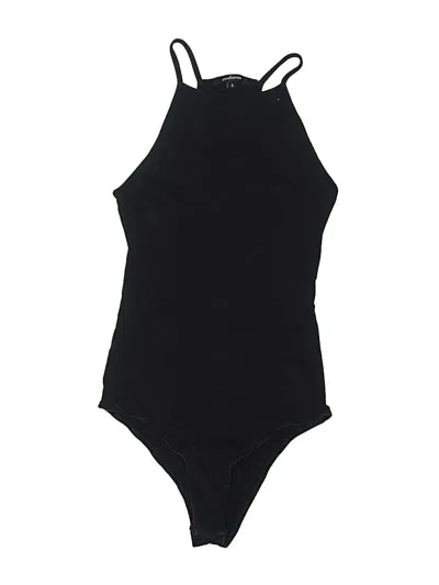 Pre-owned Ambiance Bodysuit In Black